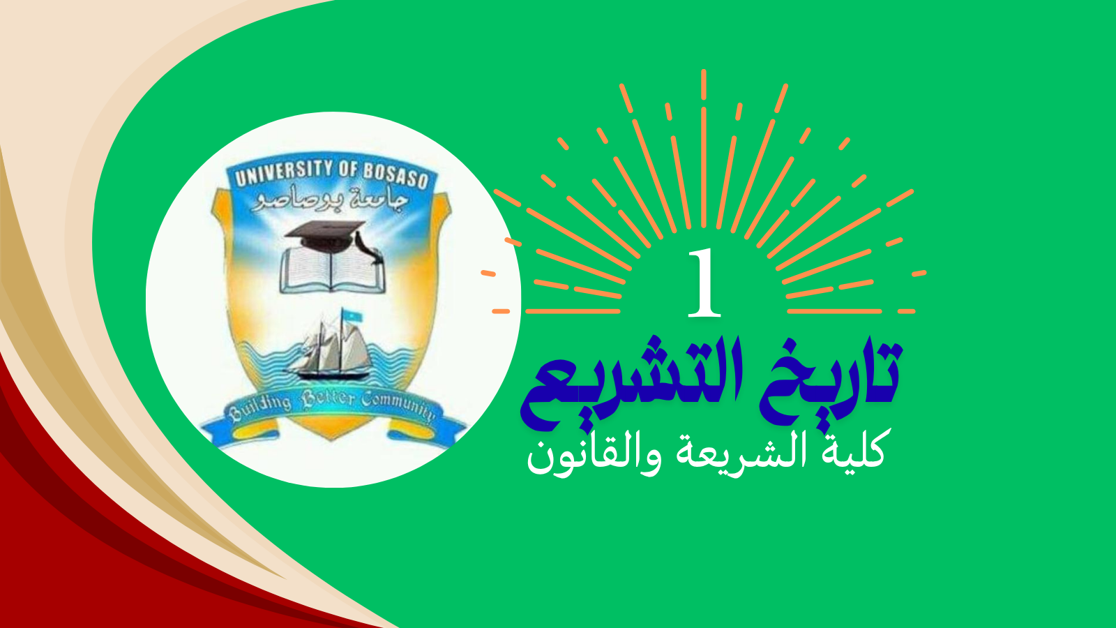 تاريخ التشريع