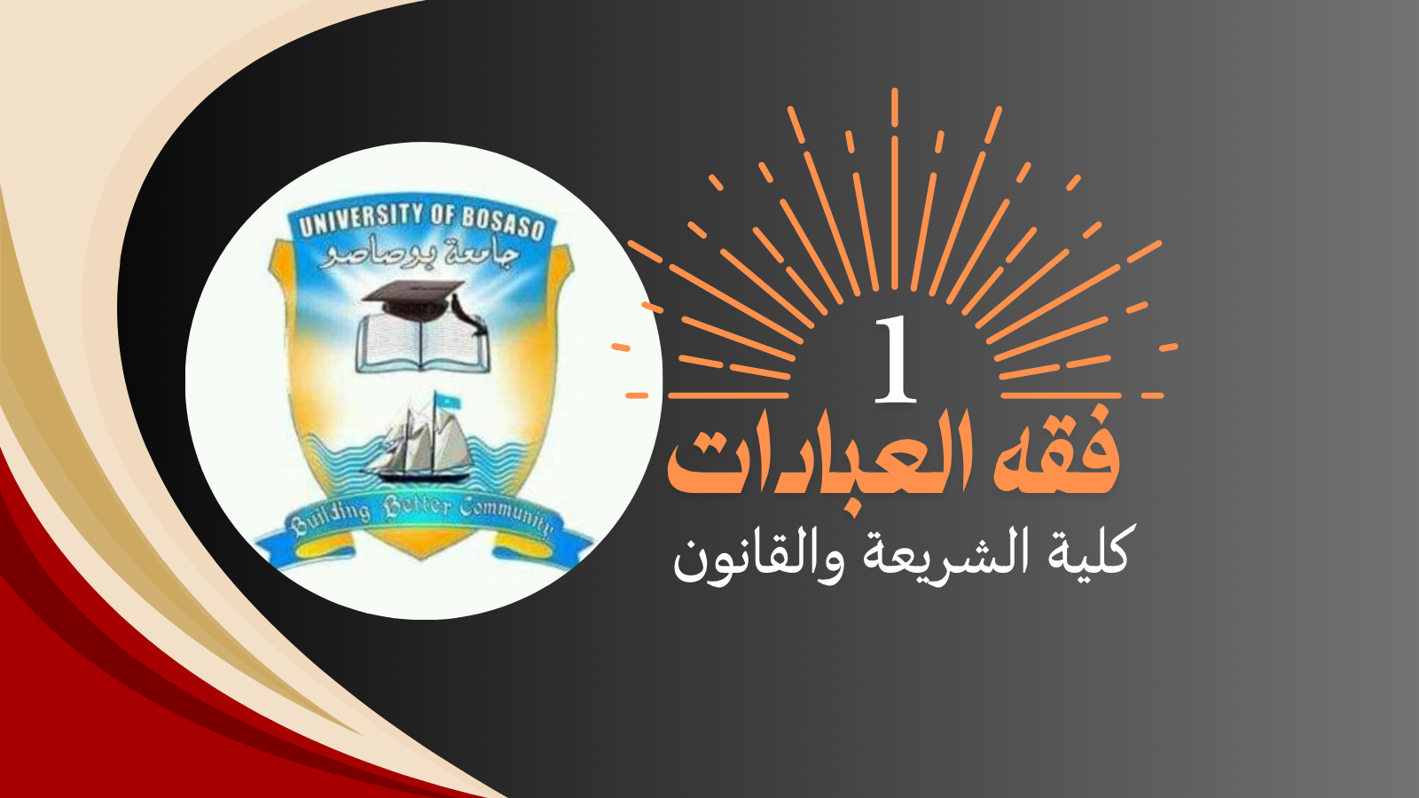 فقه العبادات 1